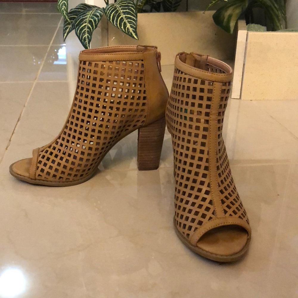 Open-Toed Booties